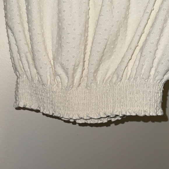 Divided White Textured Off-Shoulder Blouse - Picture 2 of 6